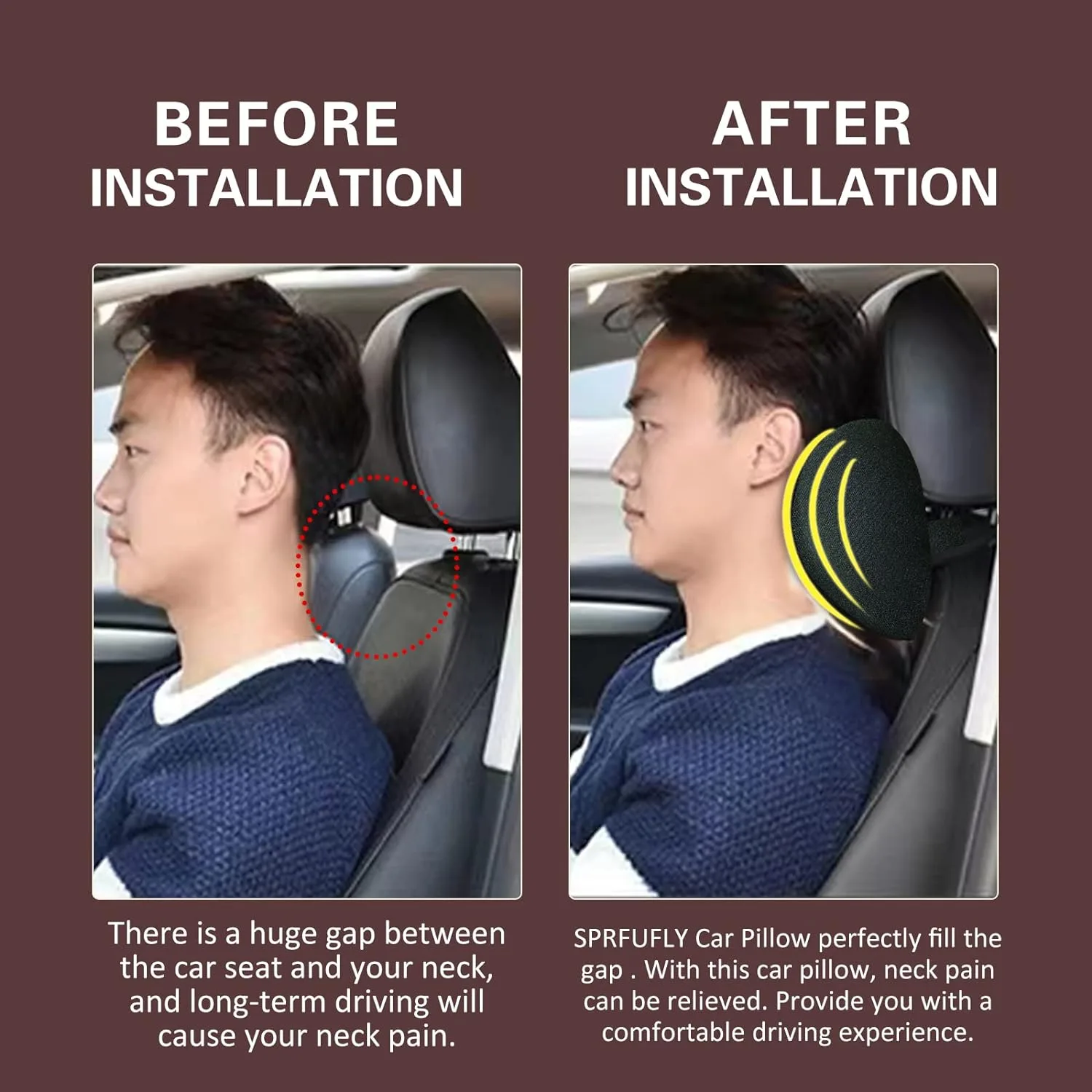 Car Neck Pillow Orthopedic JVM