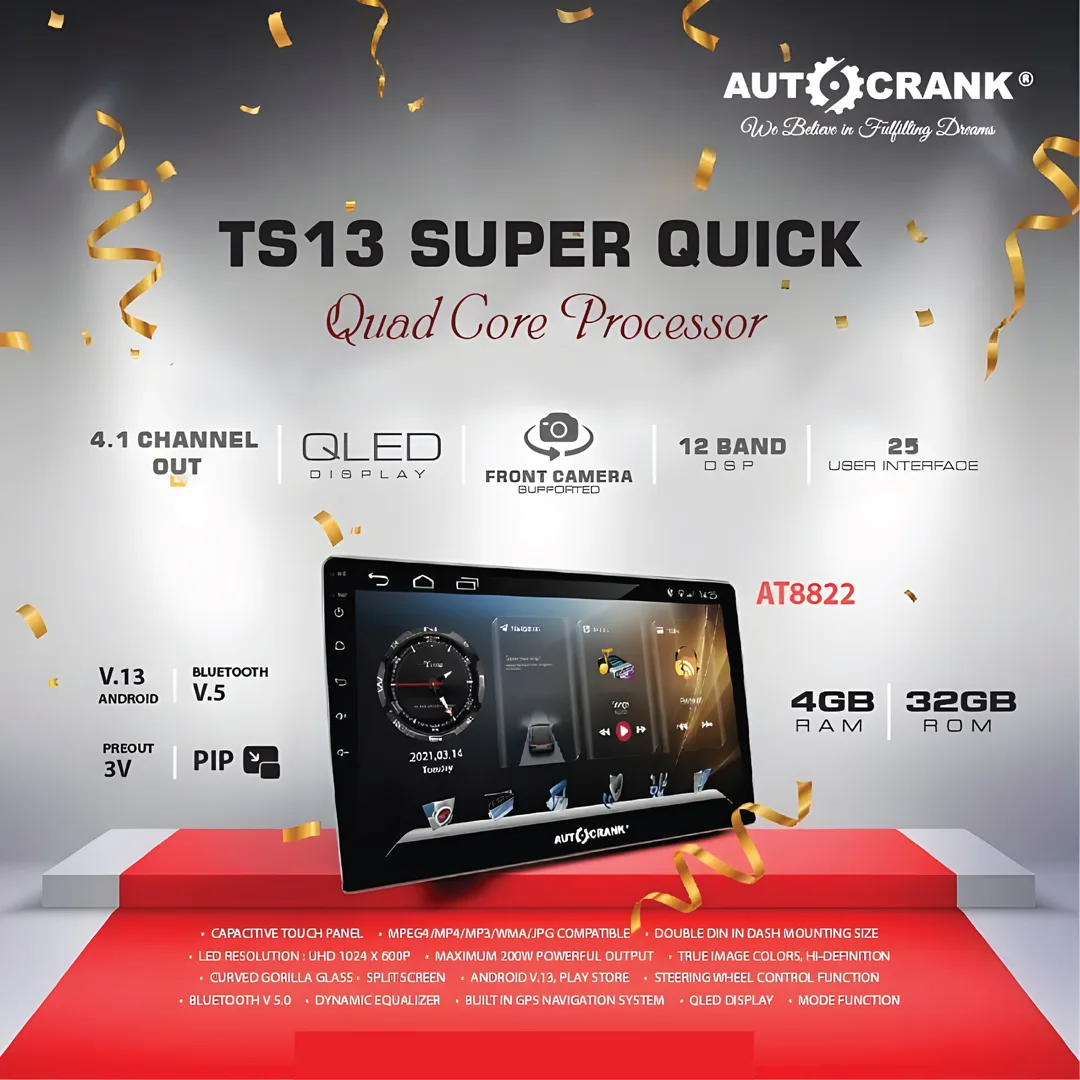 Android Player 9" Autocrank