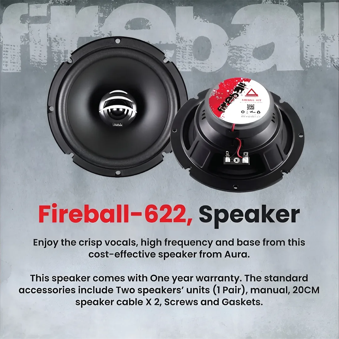 Speaker Coaxial 250W FIREBALL