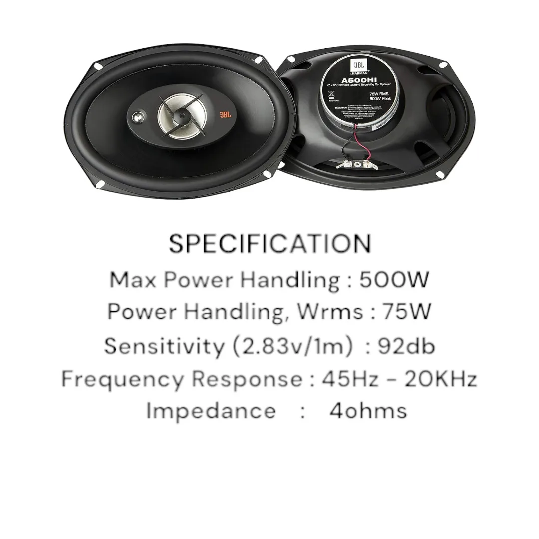 Car Speaker 3 Way 500W JBL