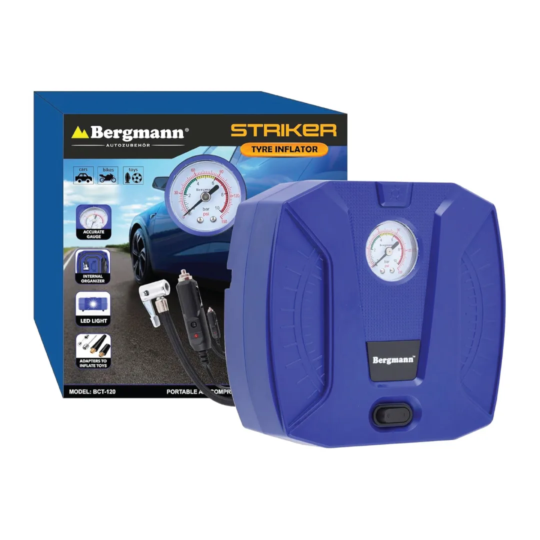 Tyre Inflator 120W Bergmann