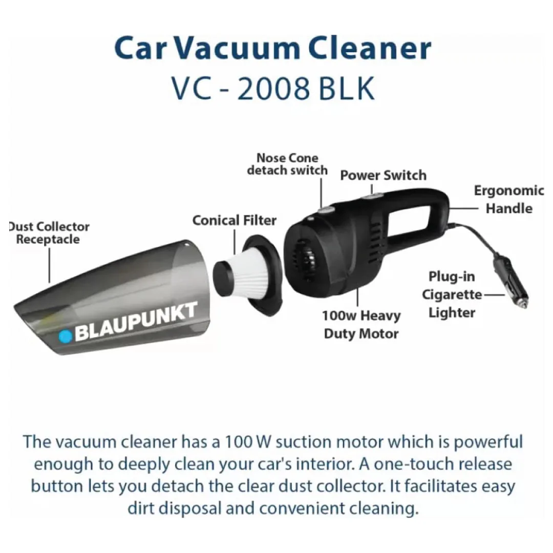 Vacuum Cleaner 12V BLAUPUNKT