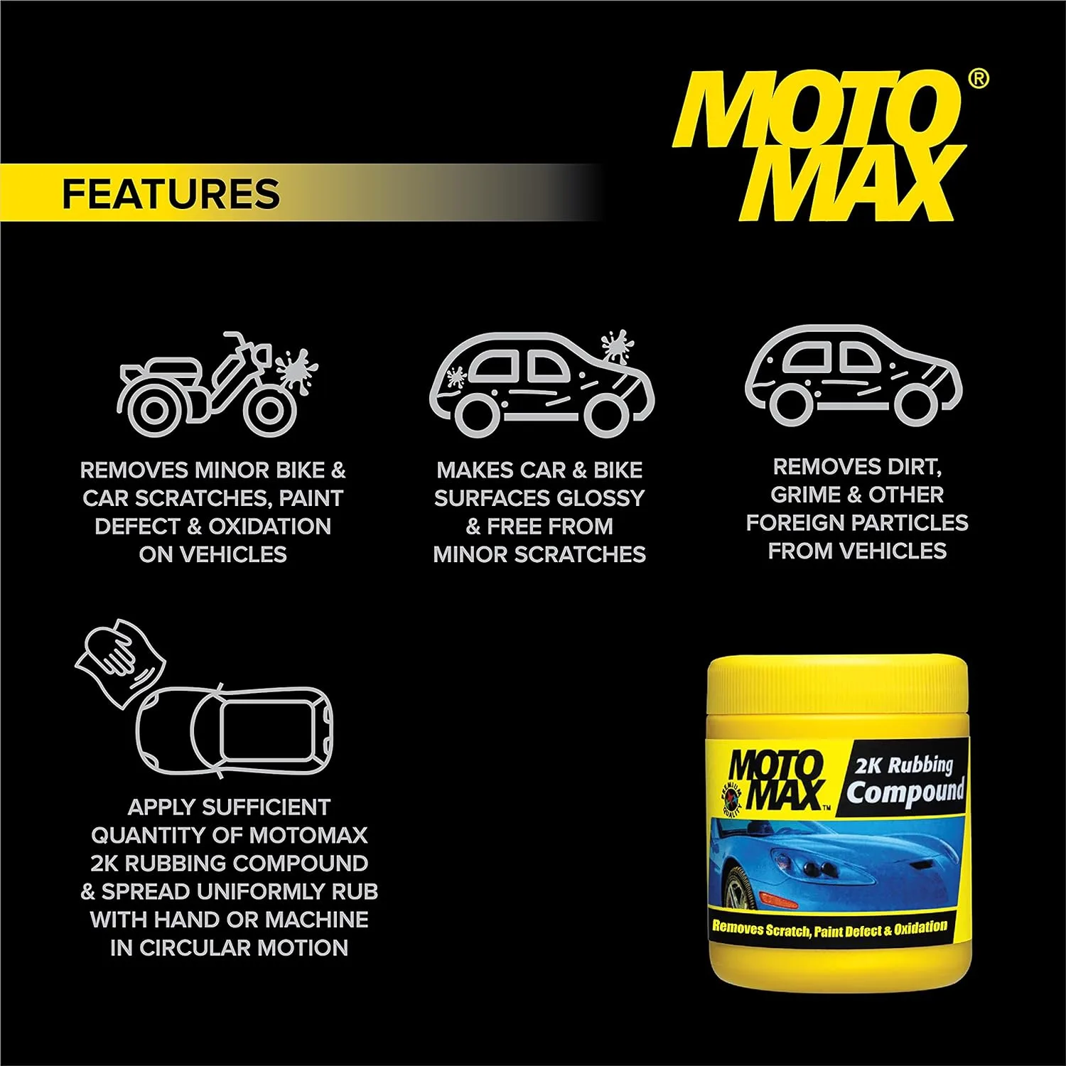 Rubbing Compound 2K Motomax