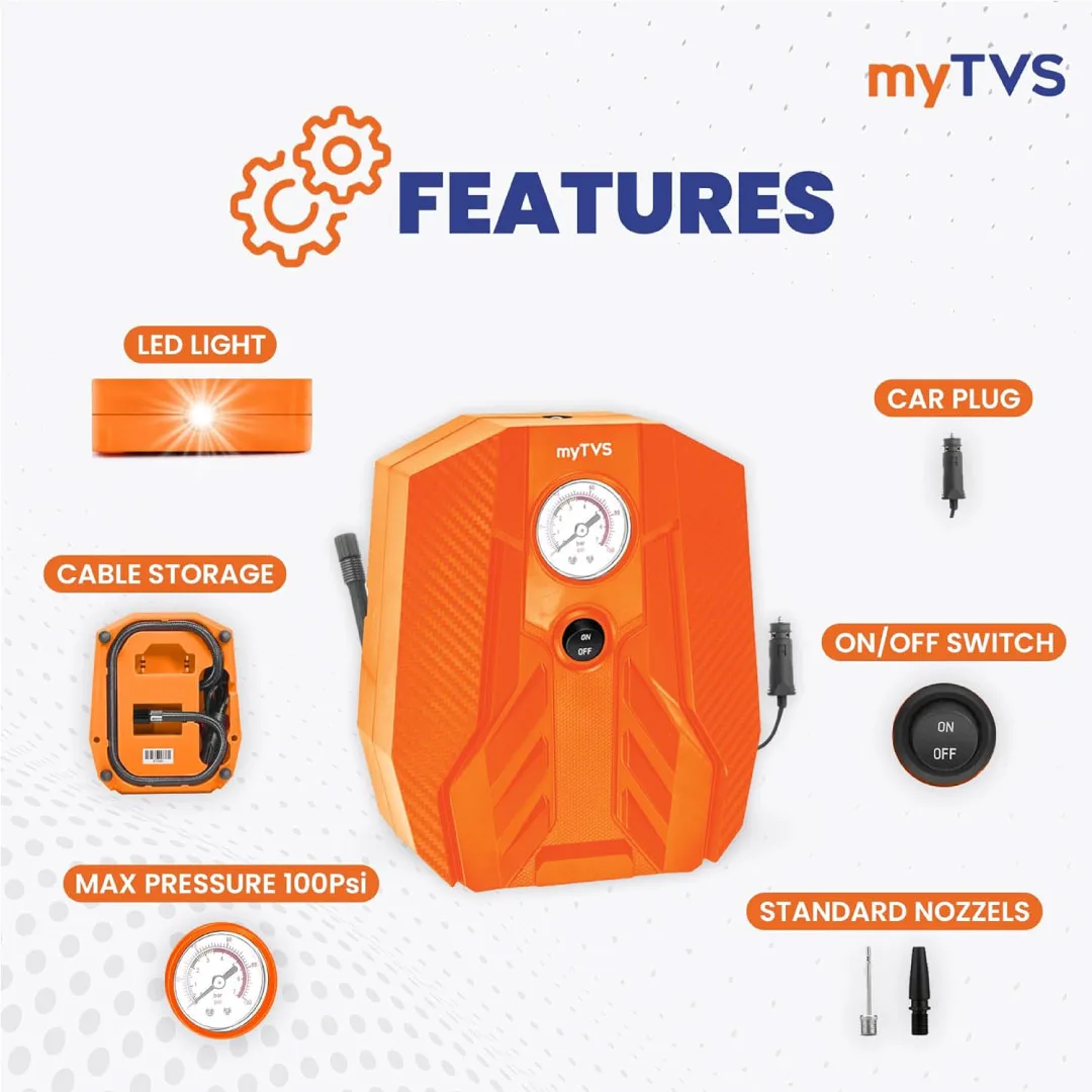 Tyre Inflator 100 Psi MYTVS