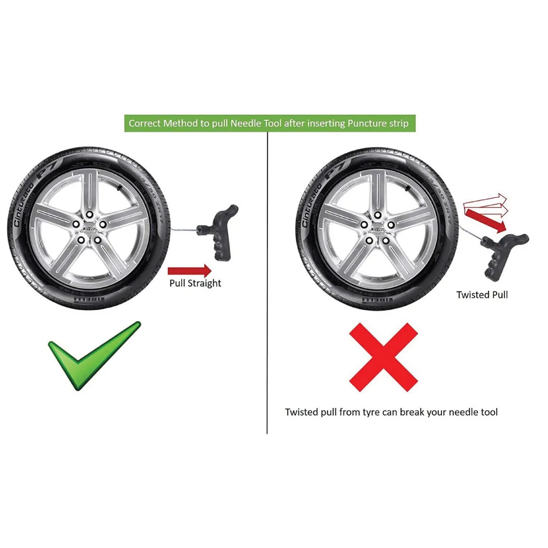 Car Puncture Kit Tubeless Tyre