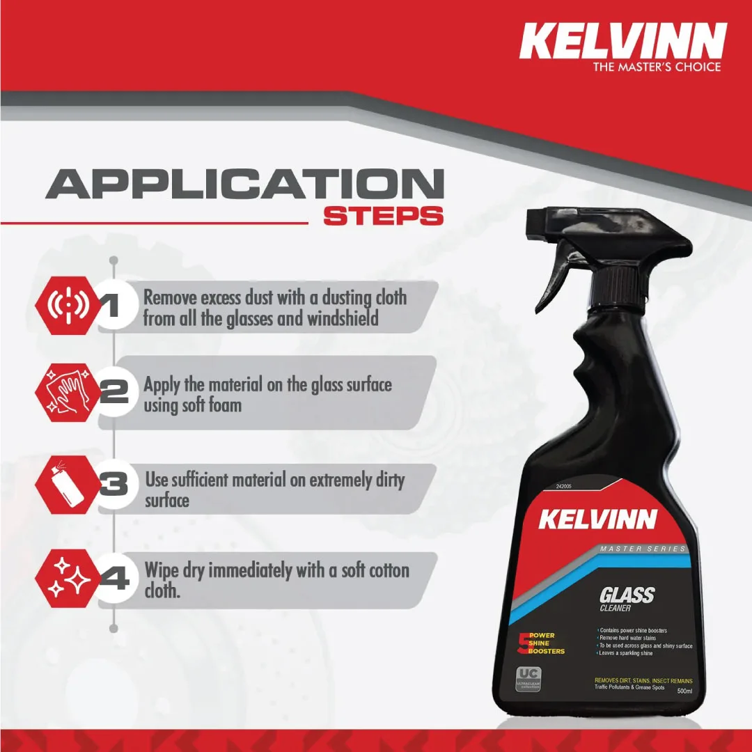 Glass Cleaner 500ml Kelvinn