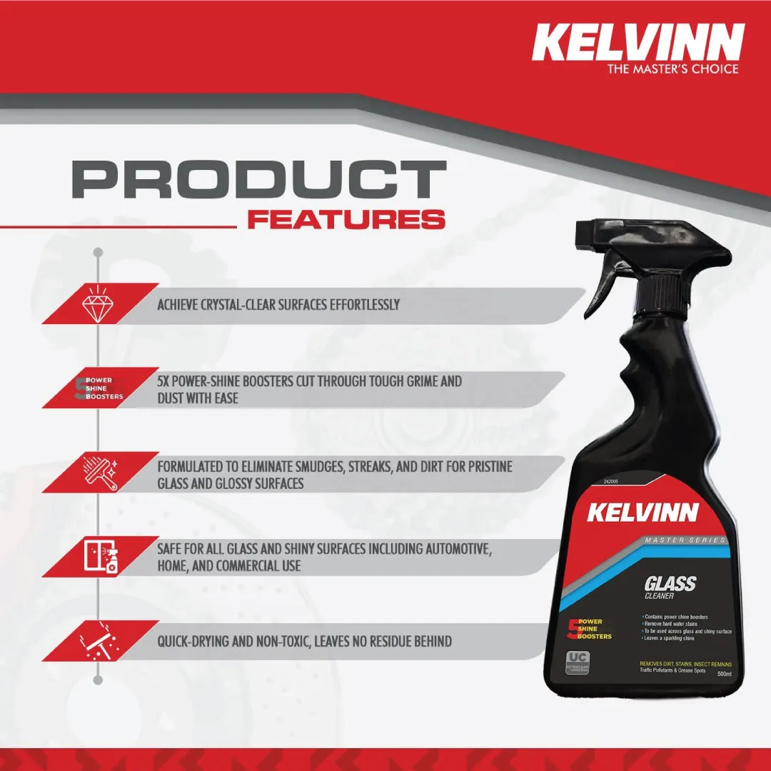 Glass Cleaner 500ml Kelvinn
