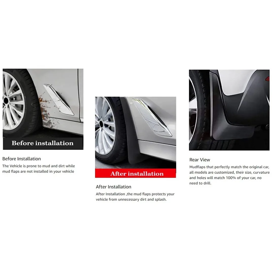 4pcs Mud Flaps Maruti Fronx