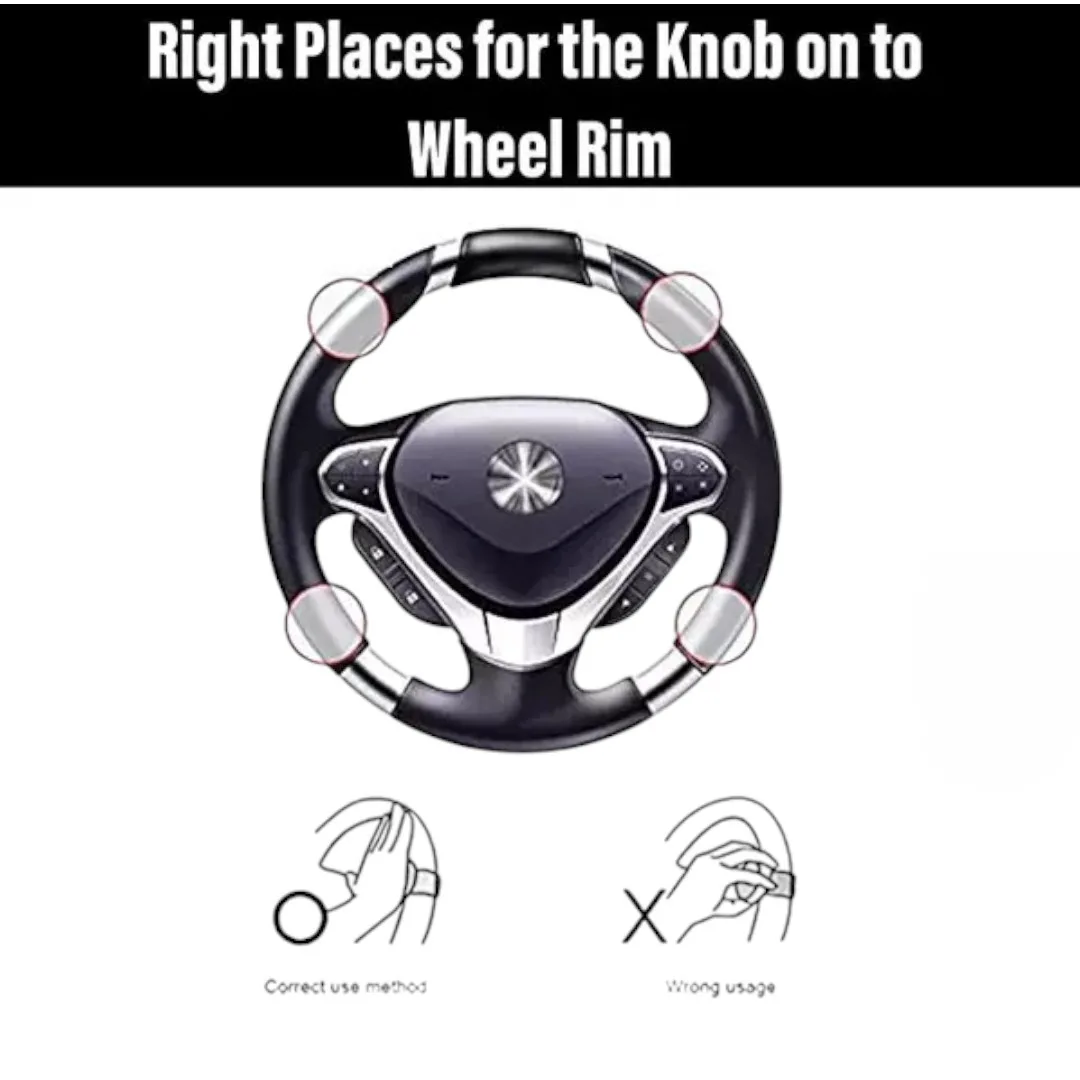 Steering Knob Silver G-POP