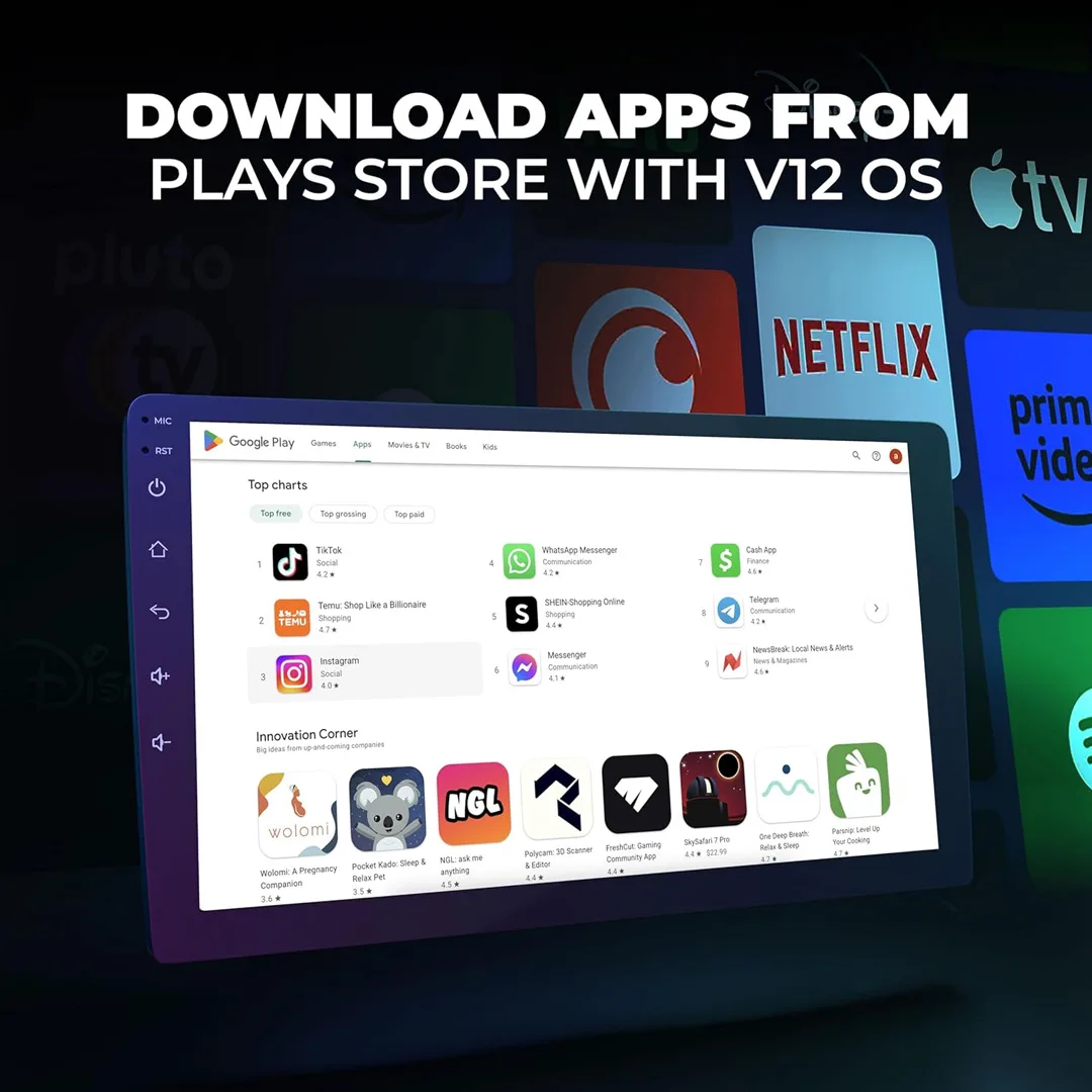 Android Player 9" Autovogue