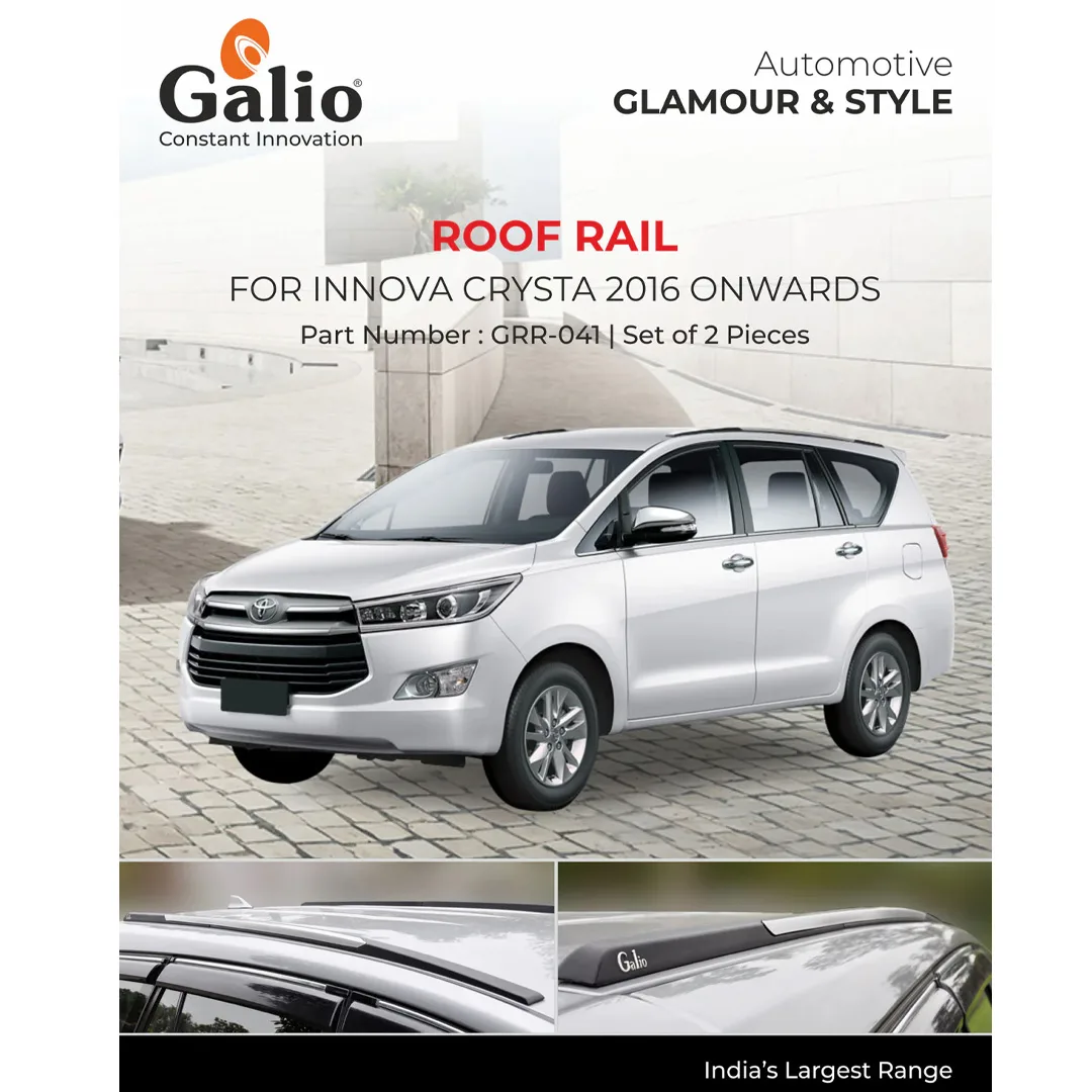 Roof Rails Innova Crysta Galio