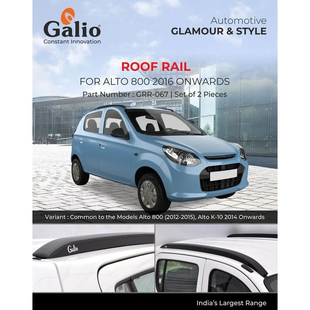 Roof Rails for Alto 800 Galio