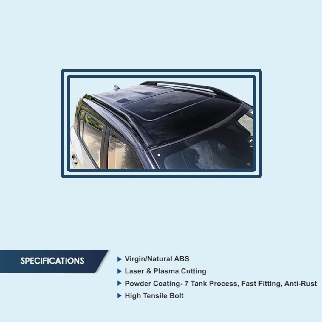 Car Roof Rail Black Hiker