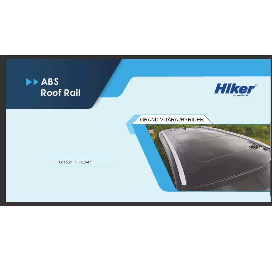 Car Roof Rail Silver Hiker