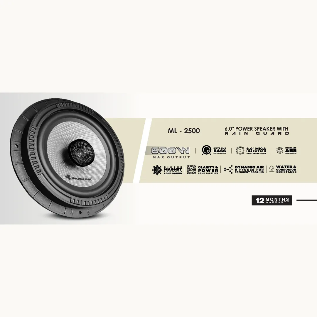 Speaker 6" 600W Maxxlink