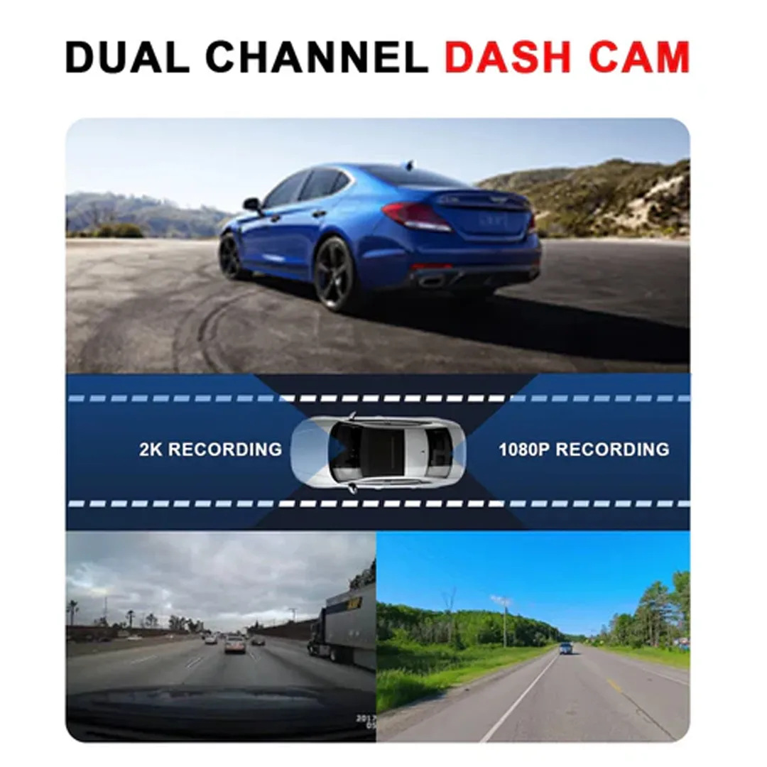 Dash Camera 2K + 1K Autovogue