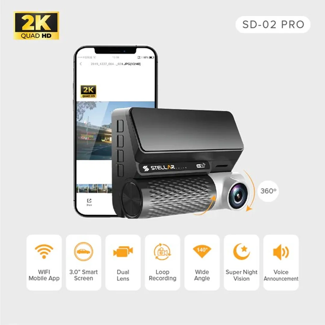 Dash Camera SD02 Stellar