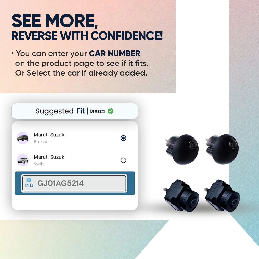 3D Parking Camera Kit 360°