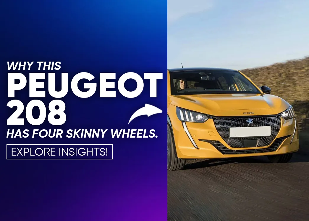 Why a Peugeot 208 Would Roll Around on Four Spare-Style “Universal Wheels”?
