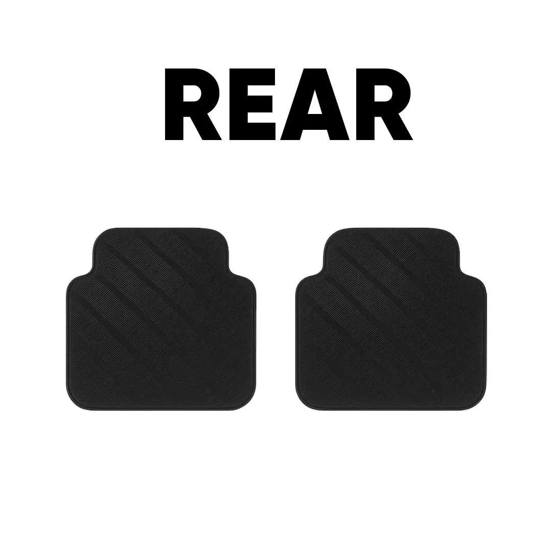 4 pcs Rubber Flooring Mat