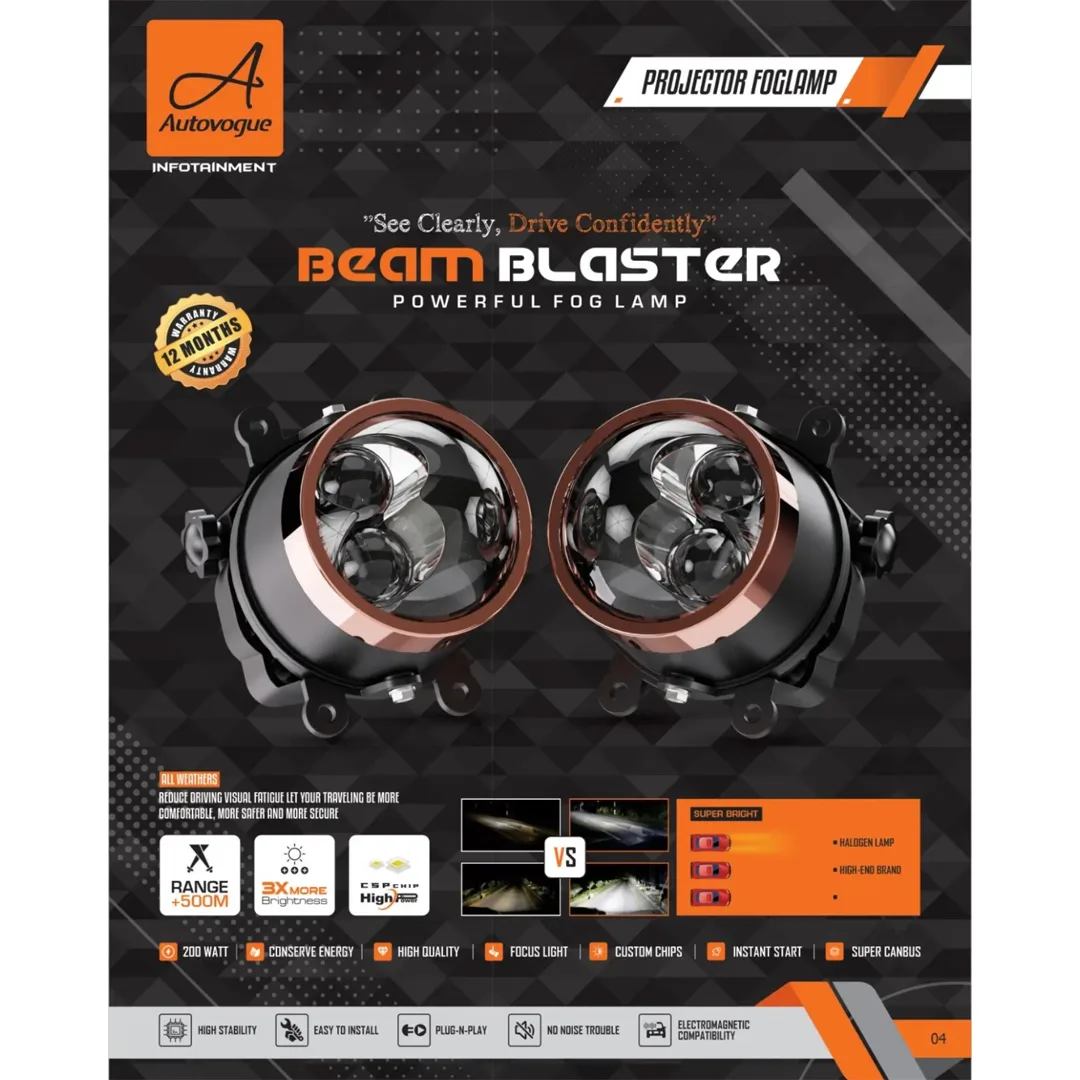 Fog Lamp 2" 2 In 1 Autovogue
