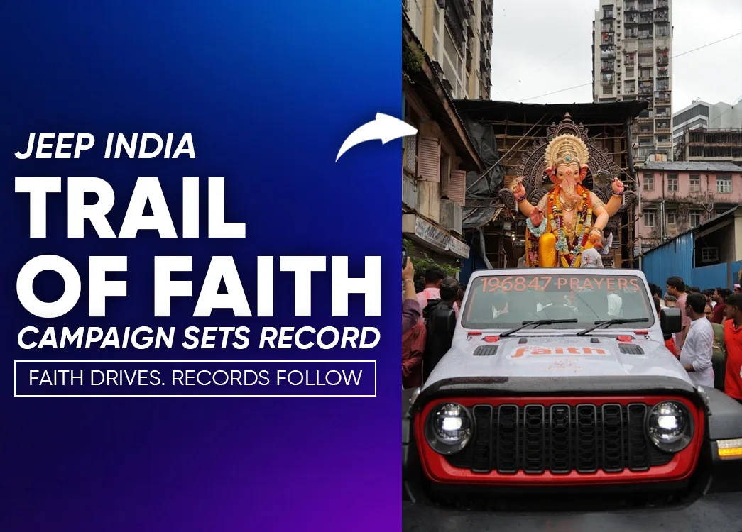 Jeep® India’s Trail of Faith Campaign Creates Record-Breaking Ganpati Celebration