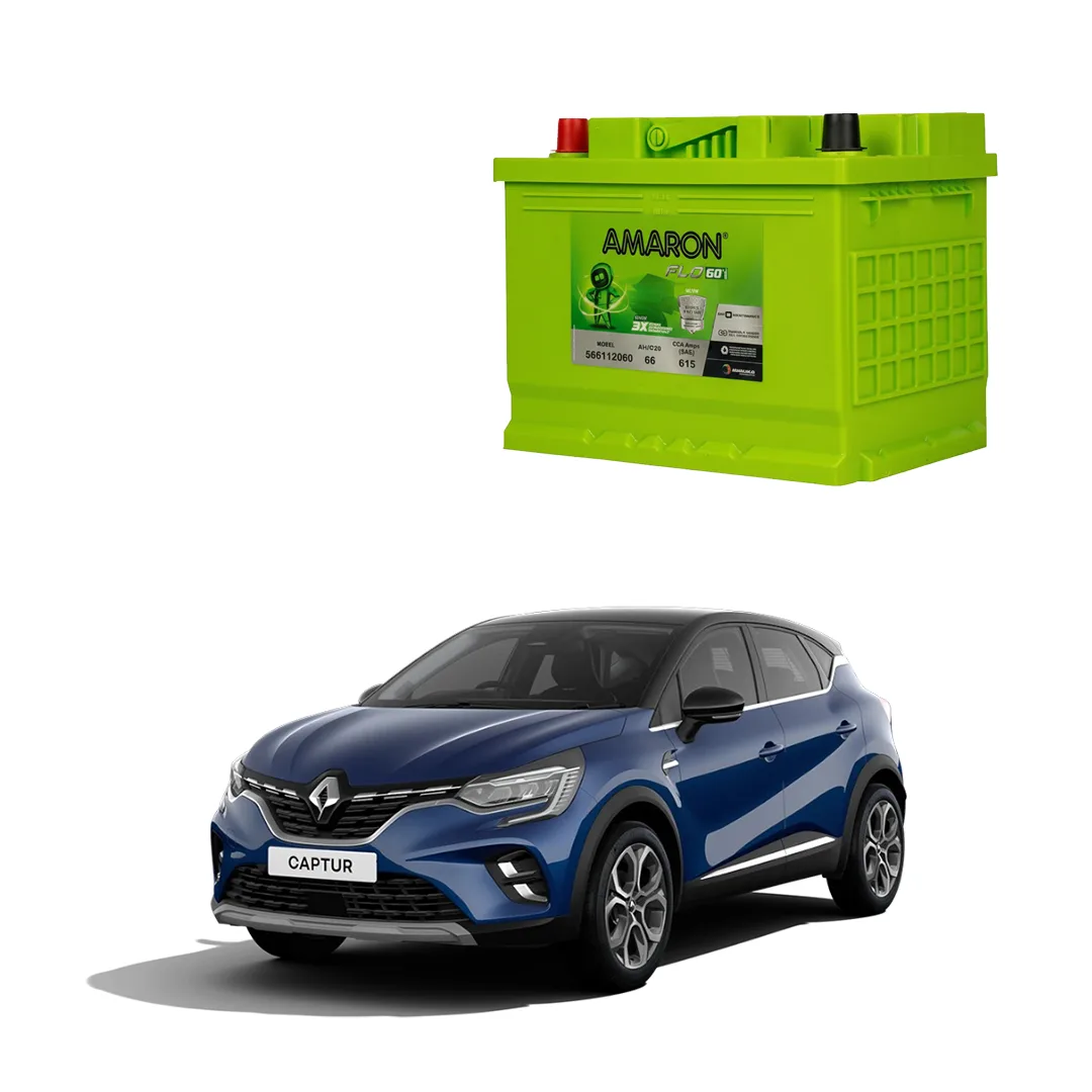 60Ah Battery for Captur Amaron