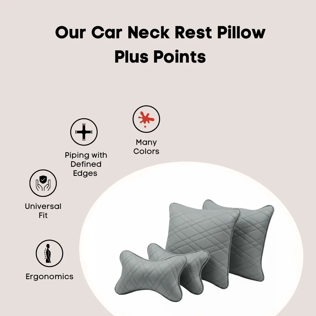 Grey 4Pcs Cushions HiTech
