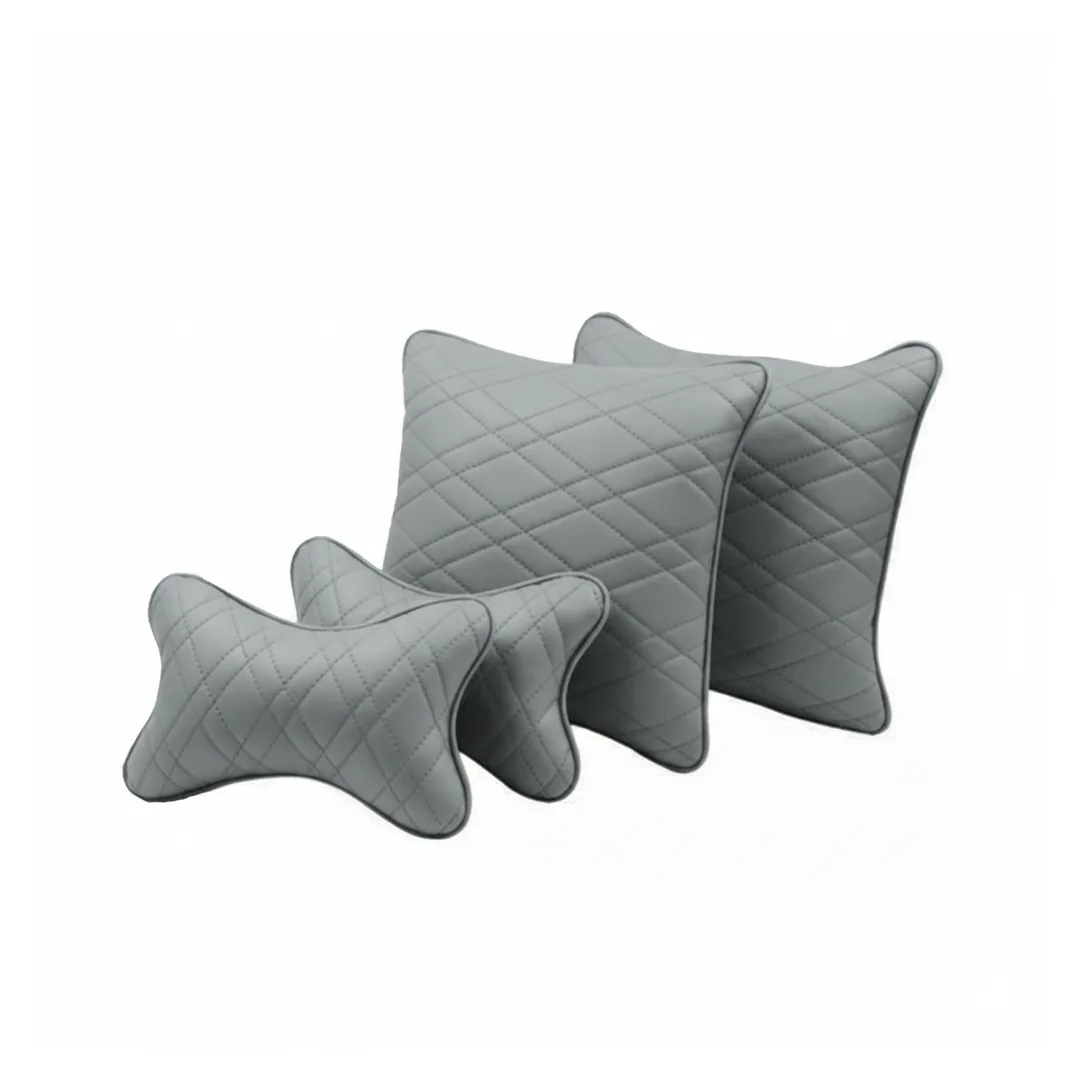 Grey 4Pcs Cushions HiTech