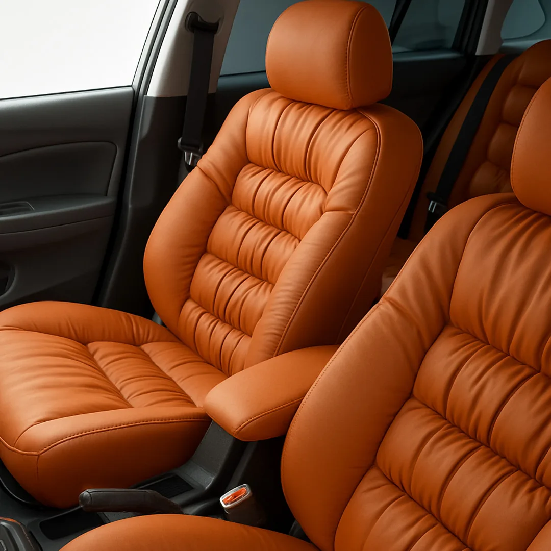 Car Mustard Orange Seat Cover