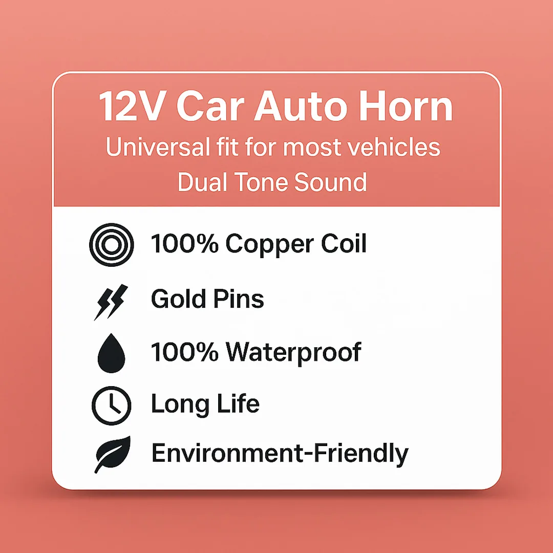 Auto Horn 12V Tungsten
