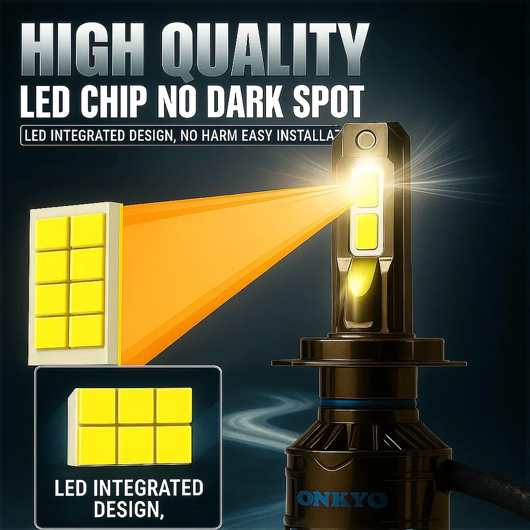LED Headlight Bulb 182W Onkyo