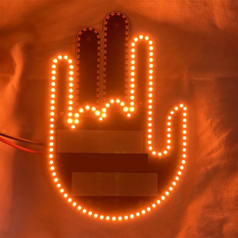 Gesture LED Hand Sign Light