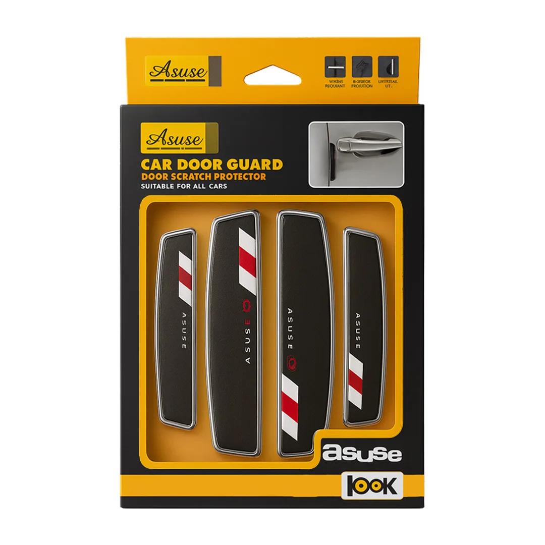 4 Pcs Black Door Guard Asuse