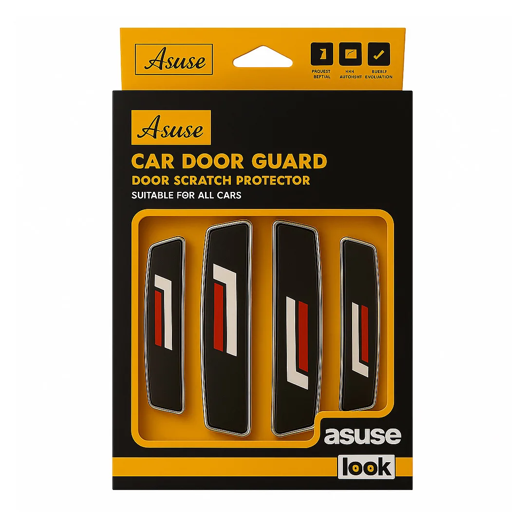 4pcs Black Door Guards Asuse