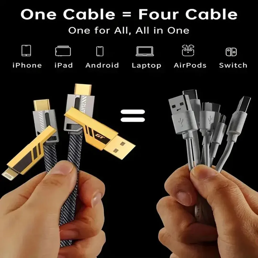 4 in 1 Charger Cable Luxe