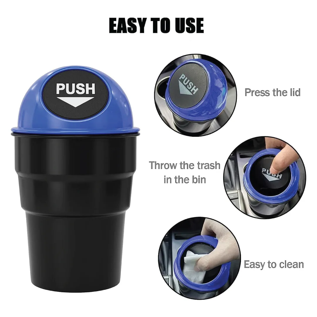 Car Mini Trash Bin Portable