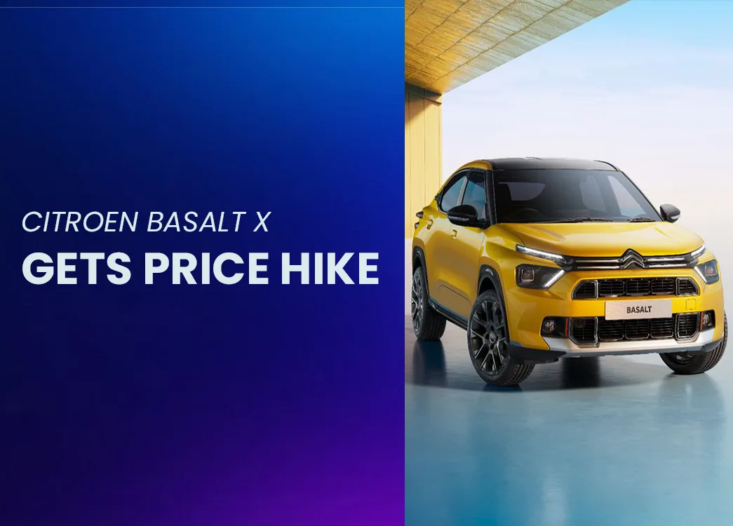 Citroen Basalt X Gets Price Hike – Costs Go Up by ₹40,000