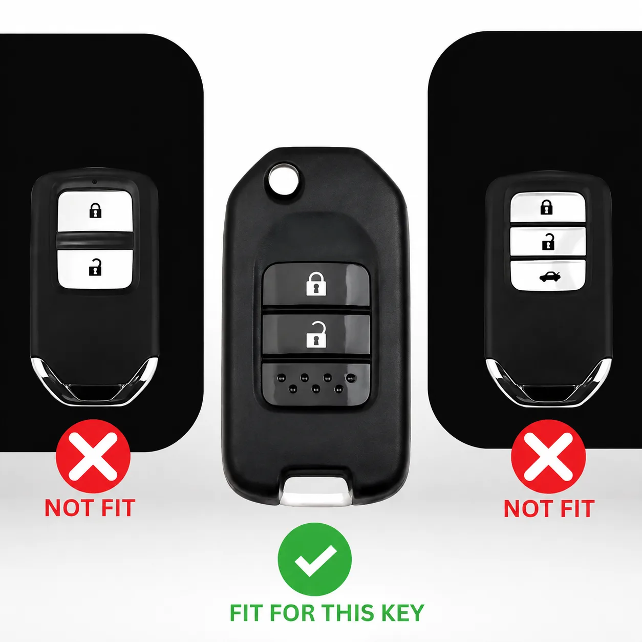 Honda 2 Button Flip Key