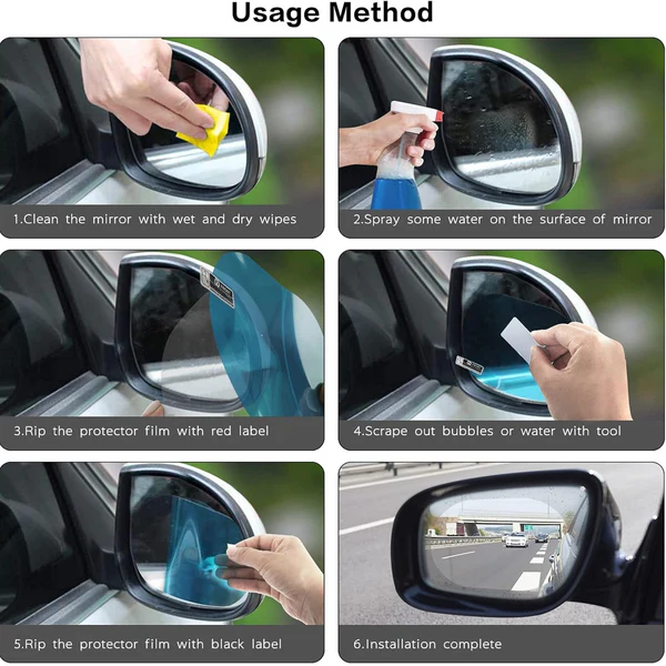 Side Mirror Rainproof Film