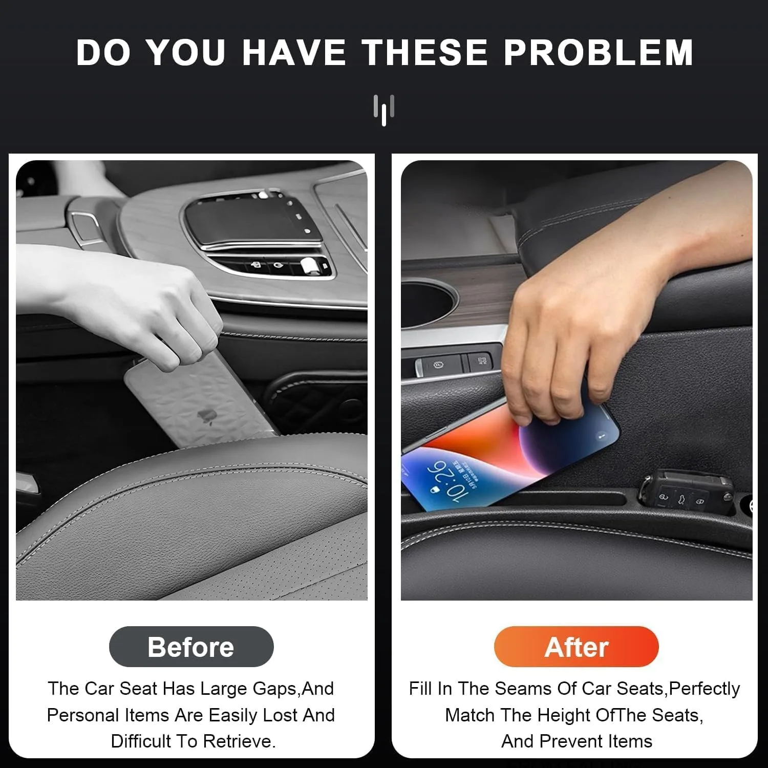 Car Seat Side Gap Filler