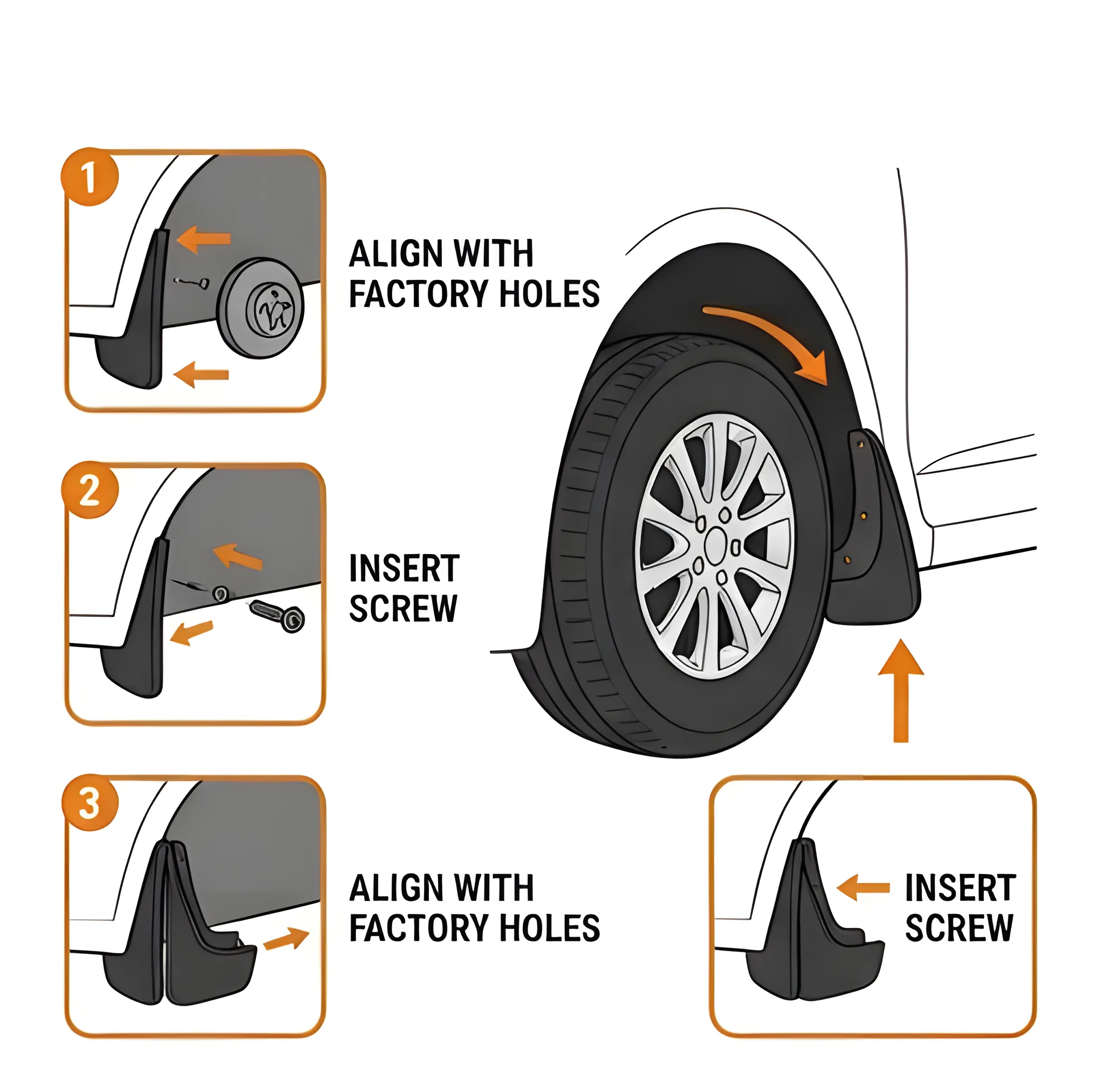 Mud Flap Pulse 12-15 MotoFlex
